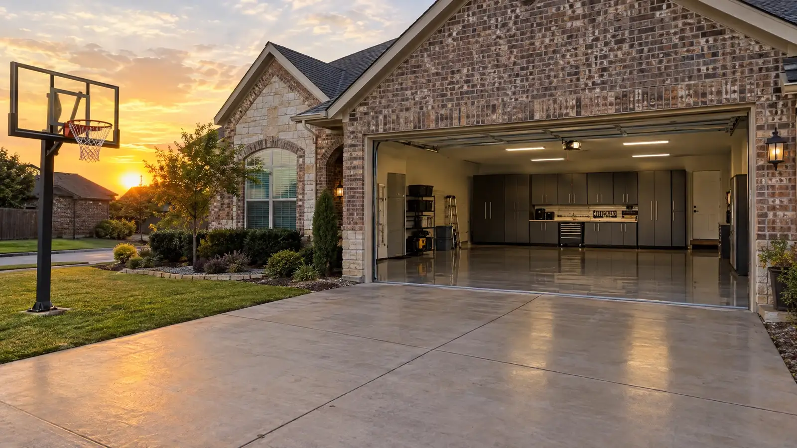 Custom garage design and storage in Arlington, TX