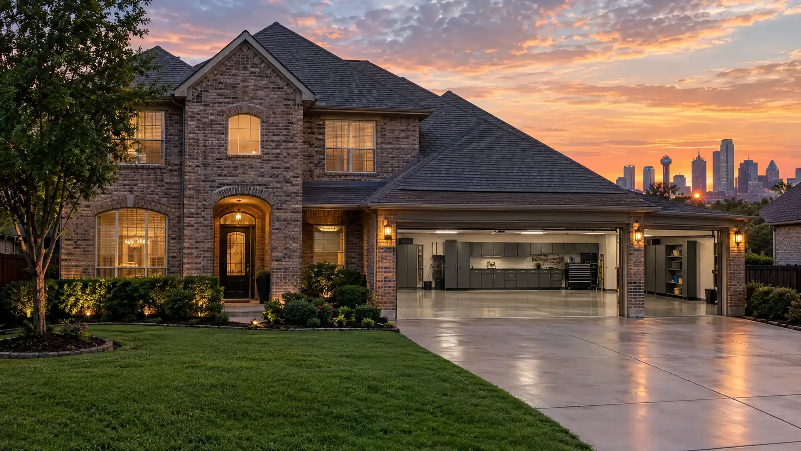 Custom garage design and storage in Dallas, TX