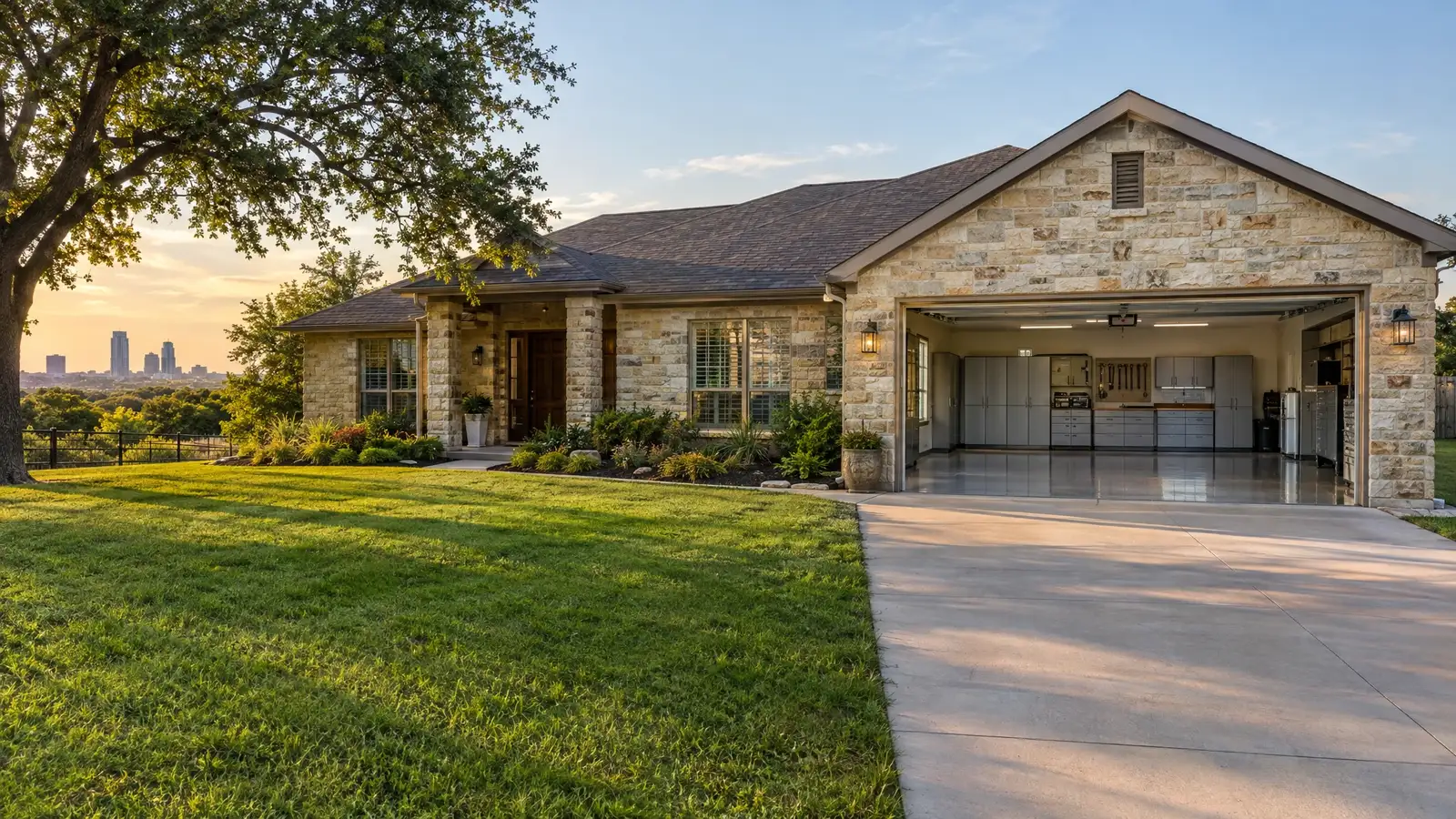 Custom garage design and storage in Fort Worth, TX