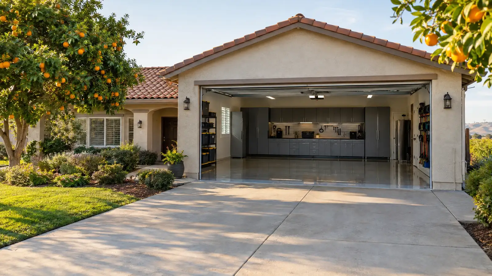 Custom garage design and storage in Fresno, CA