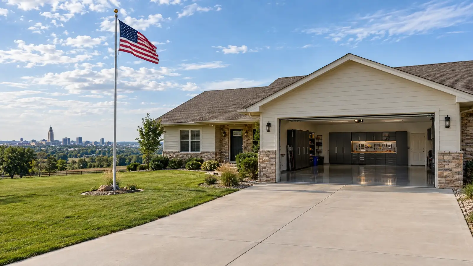 Custom garage design and storage in Lincoln, NE