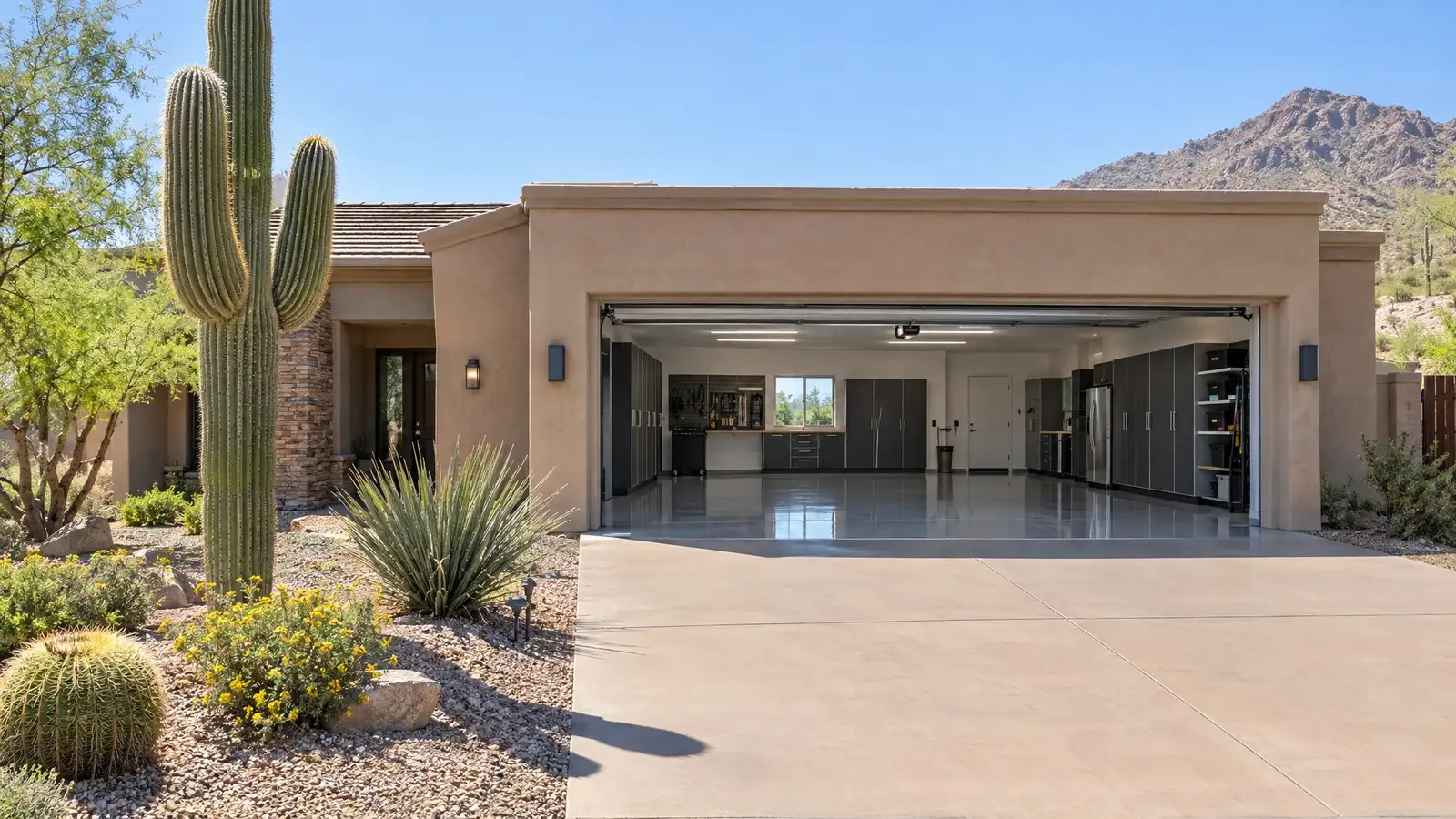 Custom garage design and storage in Phoenix, AZ