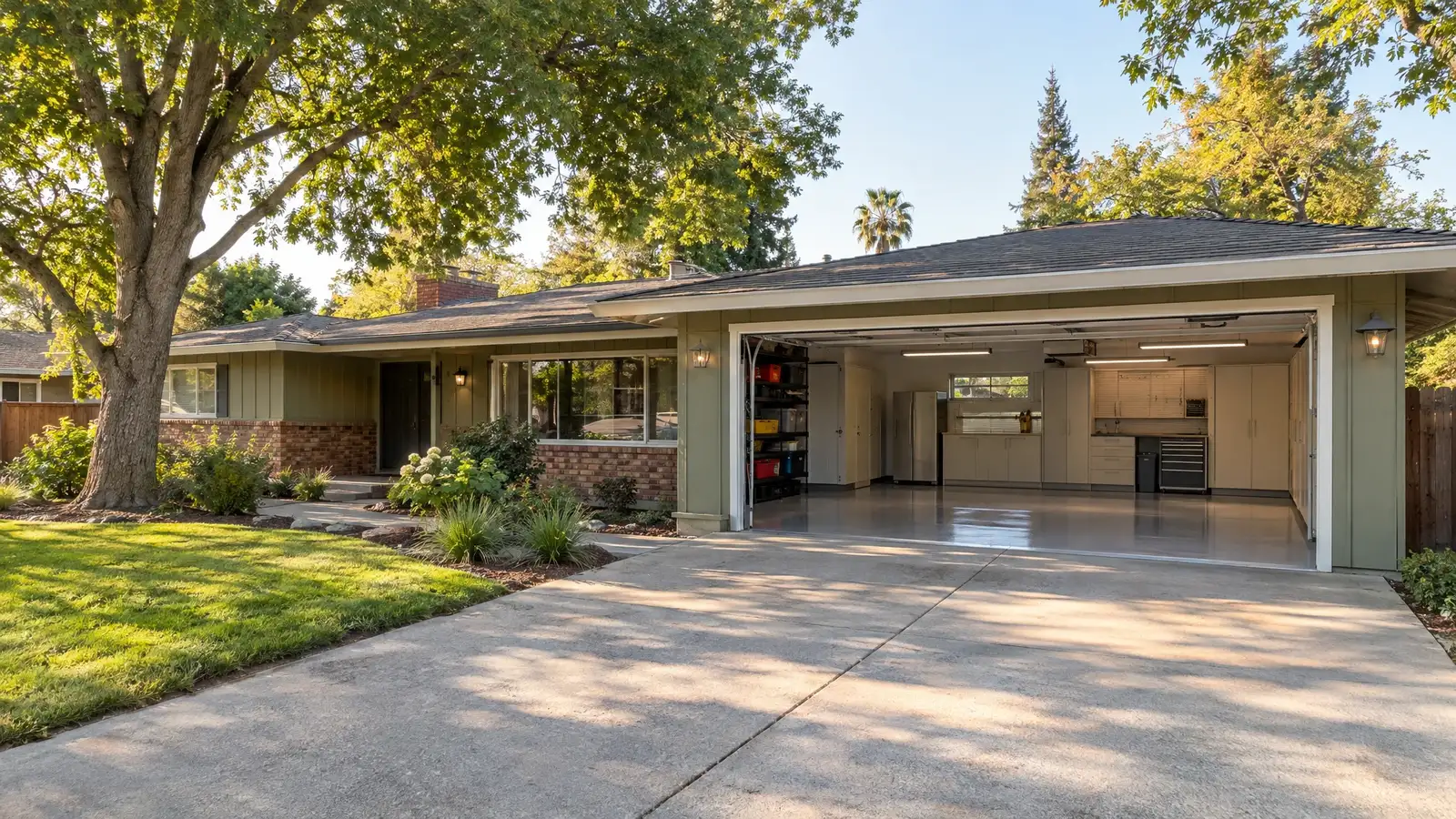Custom garage design and storage in Sacramento, CA