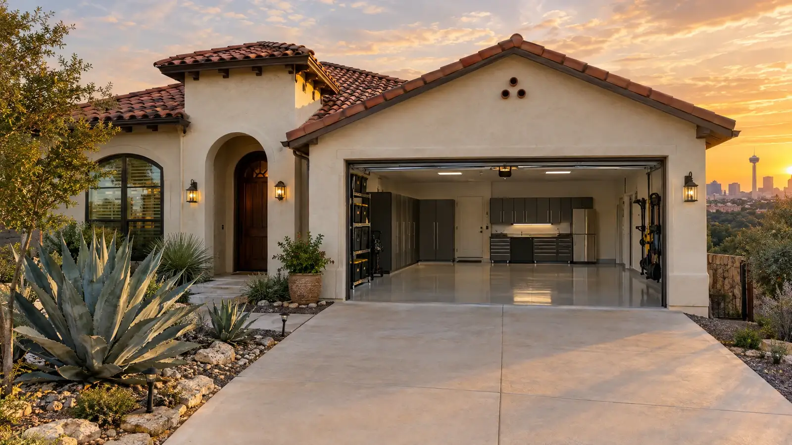 Custom garage design and storage in San Antonio, TX