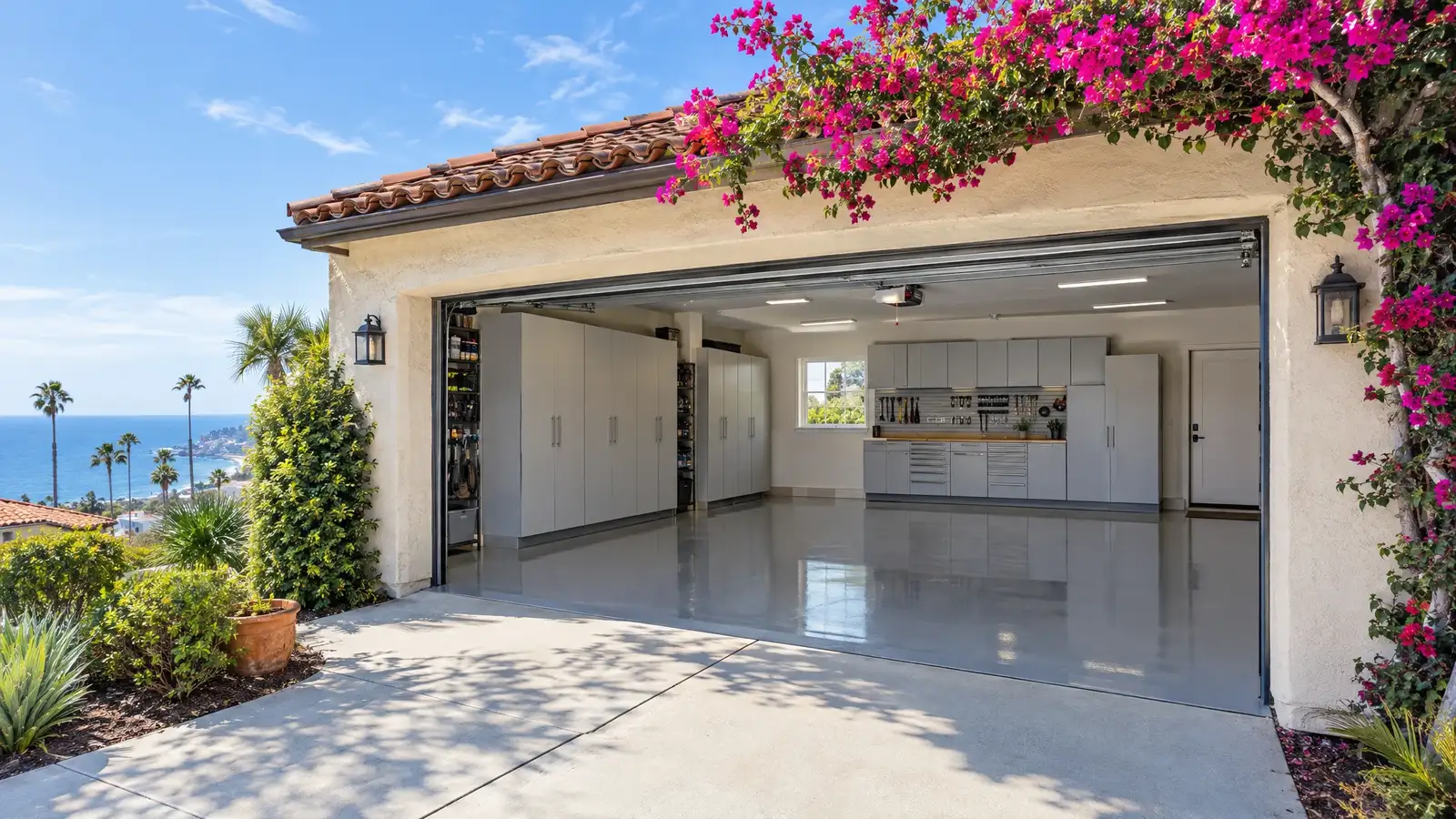 Custom garage design and storage in San Diego, CA