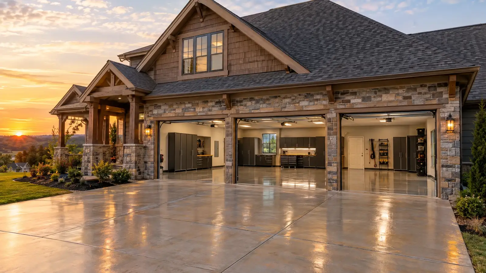 Custom garage design and storage in Spring Hill, TN