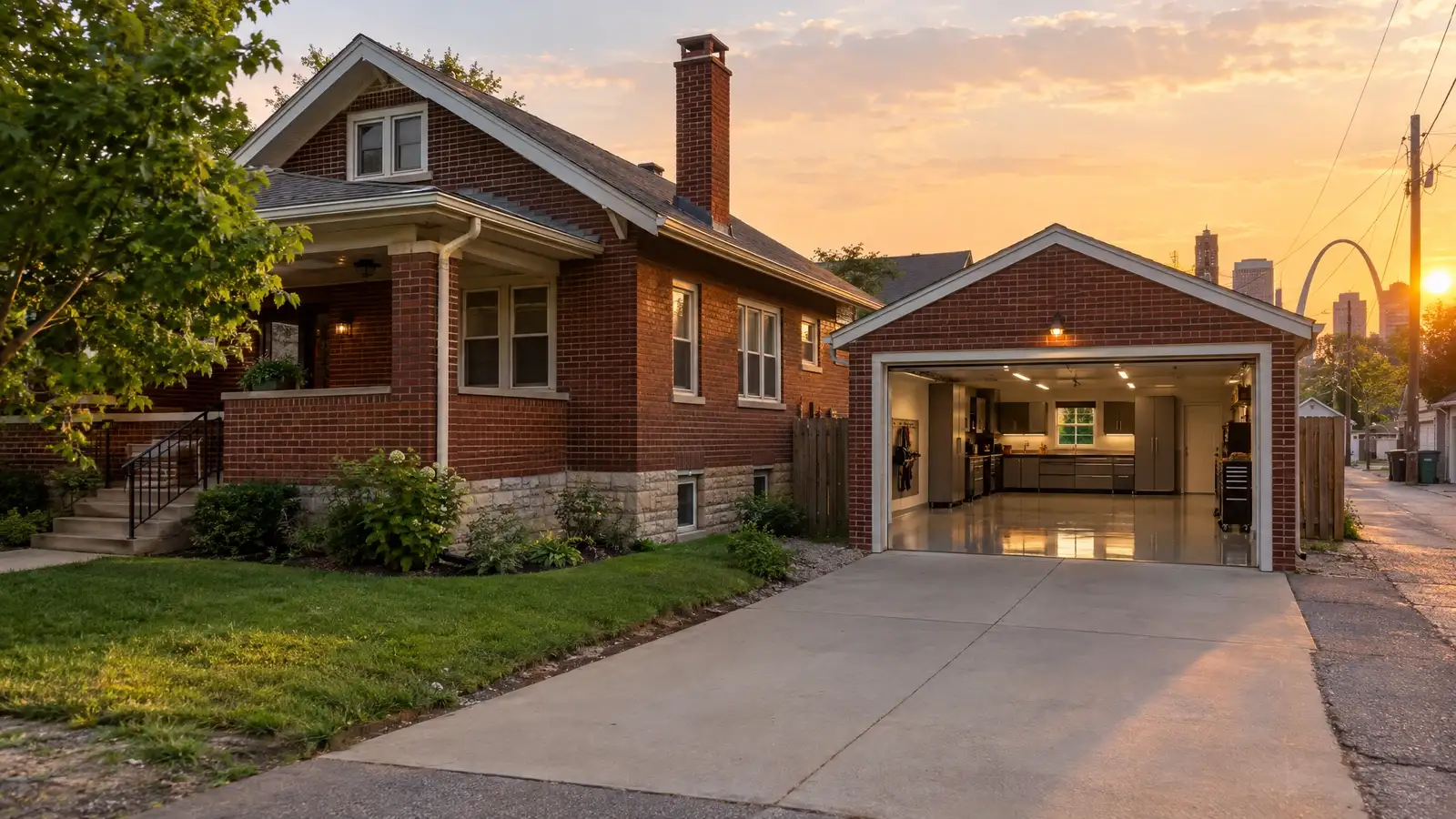Custom garage design and storage in St. Louis, MO