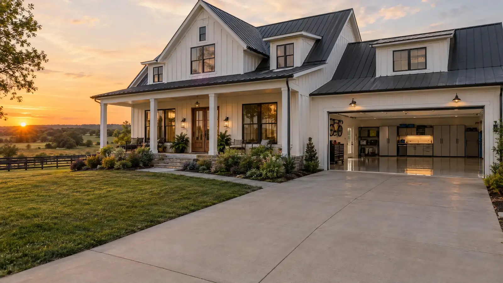 Custom garage design and storage in Thompson’s Station, TN