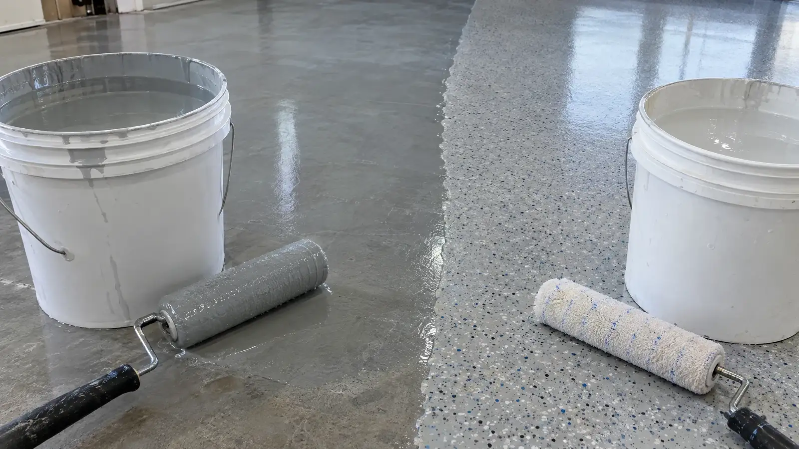 Epoxy vs Polyaspartic Garage Floors