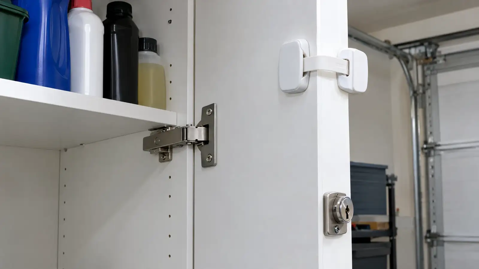 Garage Cabinet Hardware, Locks and Safety