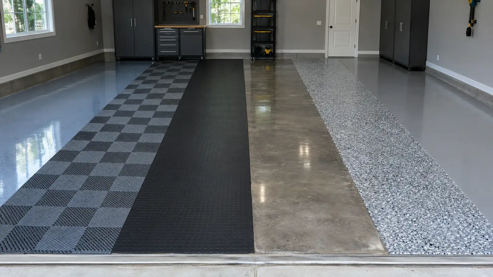 Garage Flooring Options Compared