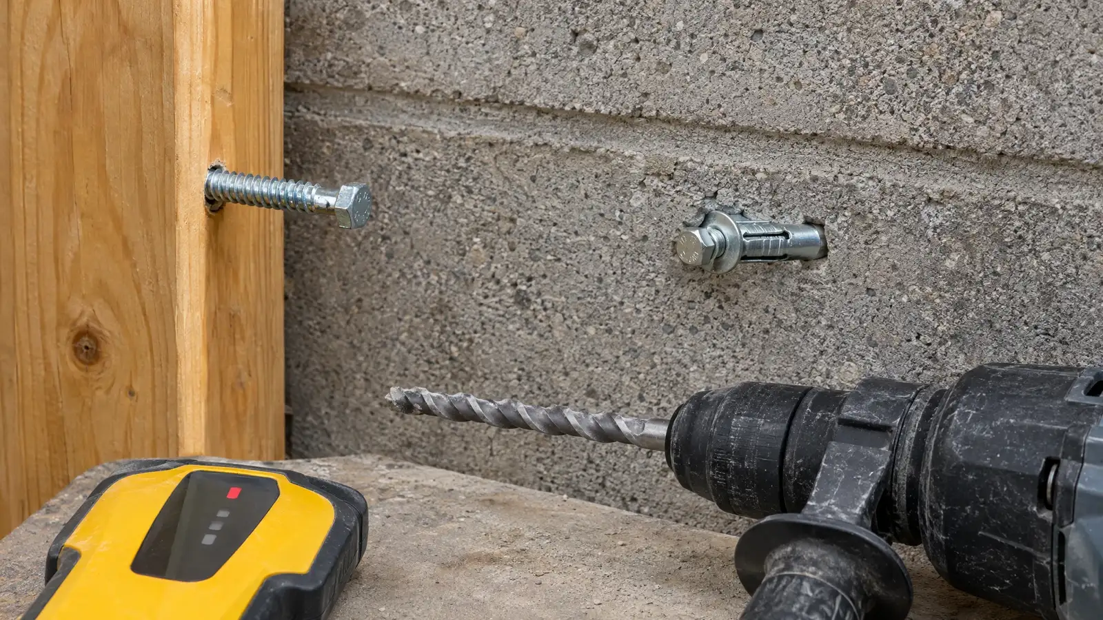 Anchoring to Garage Walls: Studs, Drywall and Masonry