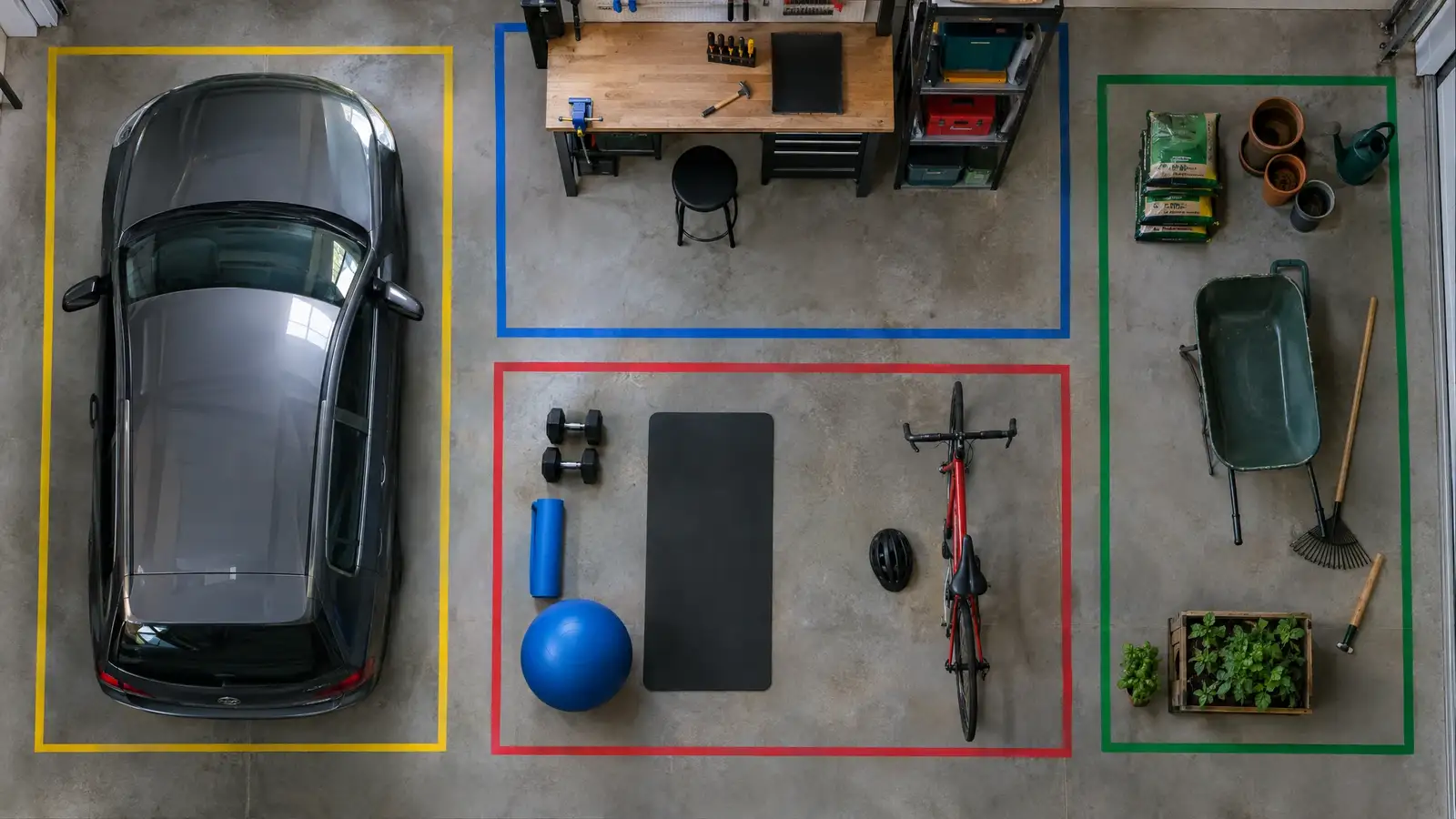 Garage Zone Planning: Parking, Storage, Work and Play