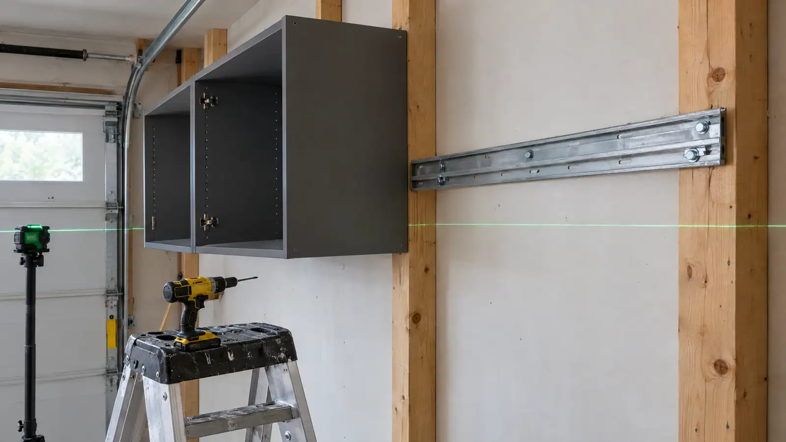 How Garage Cabinets Are Installed, Step by Step