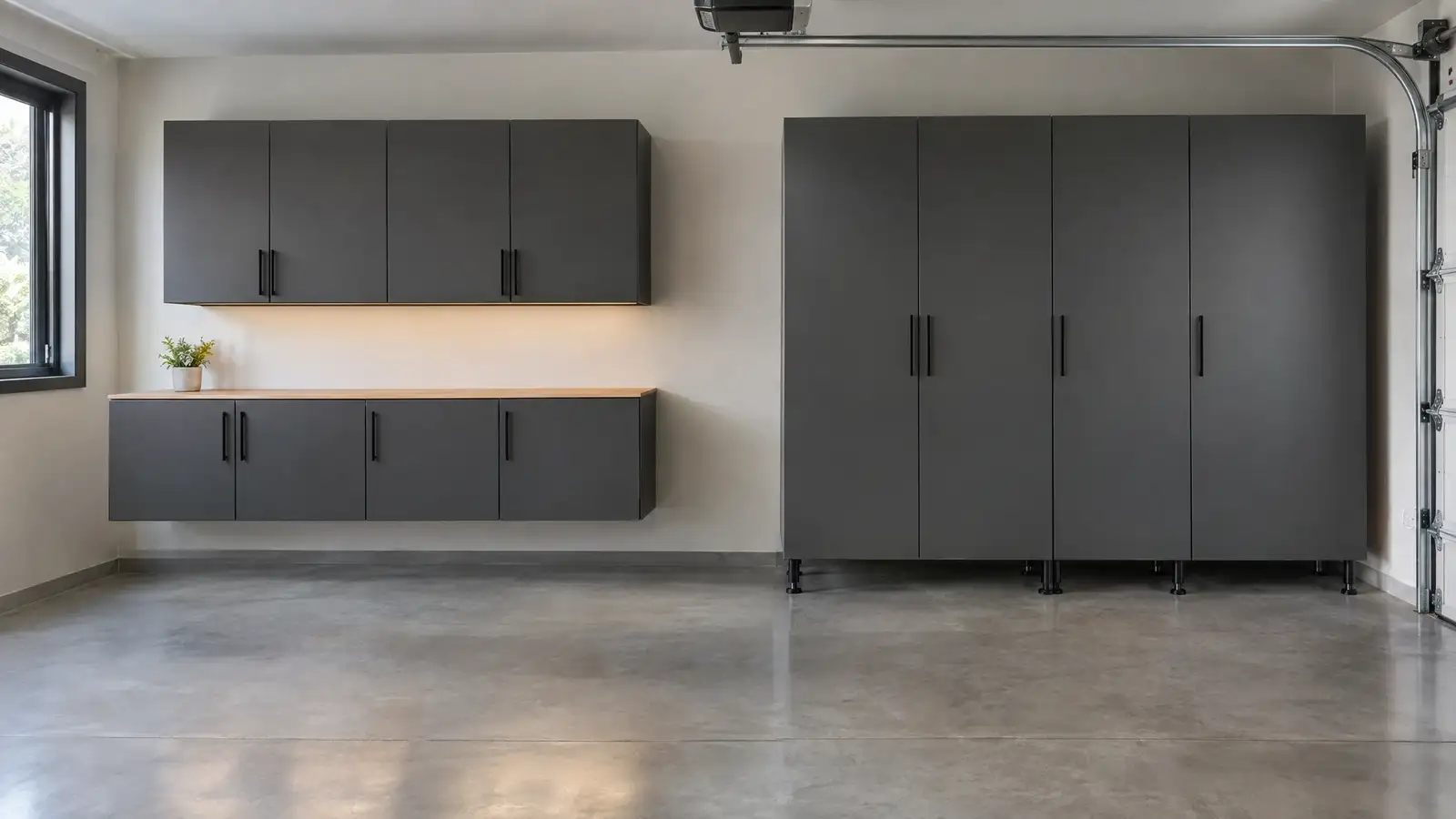 Wall-Hung vs Floor-Standing Garage Cabinets