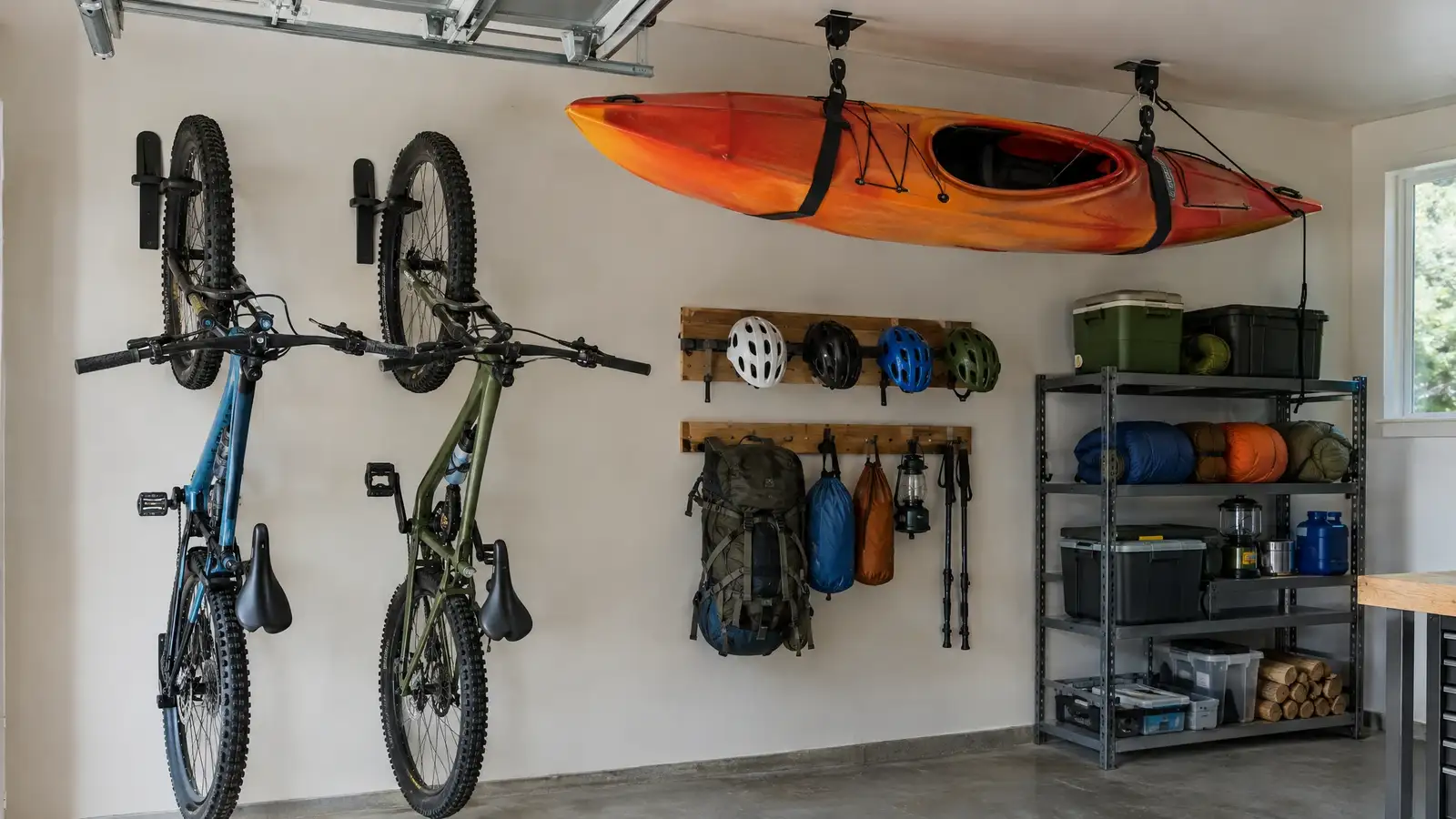Bike and Outdoor Gear Storage