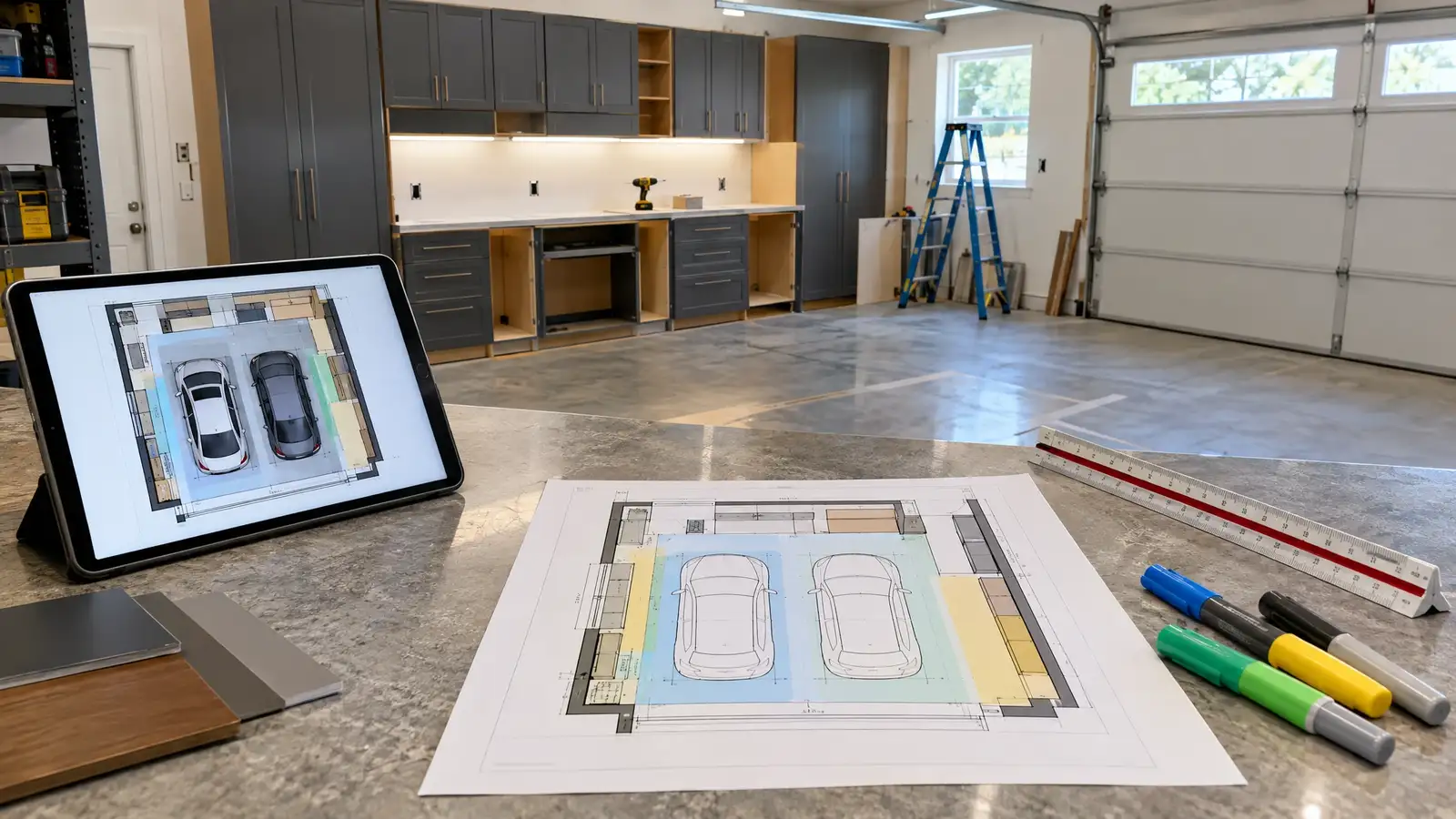 Layer 1: Plan it in a custom garage