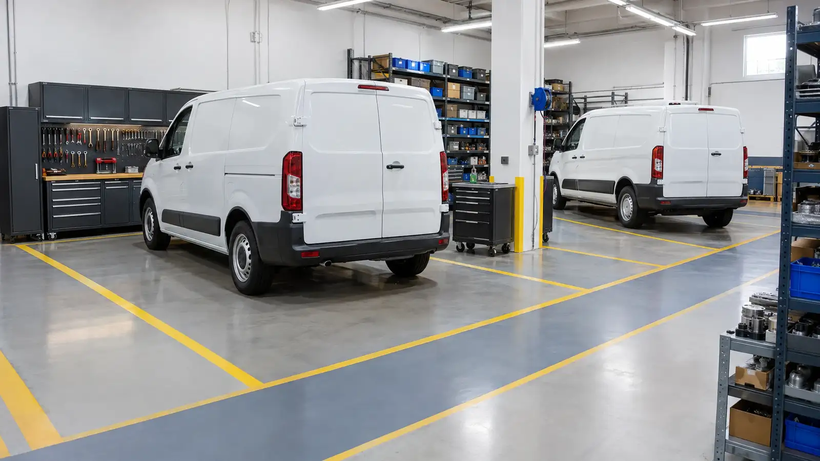 Fleet and Service Vehicle Garage Organization