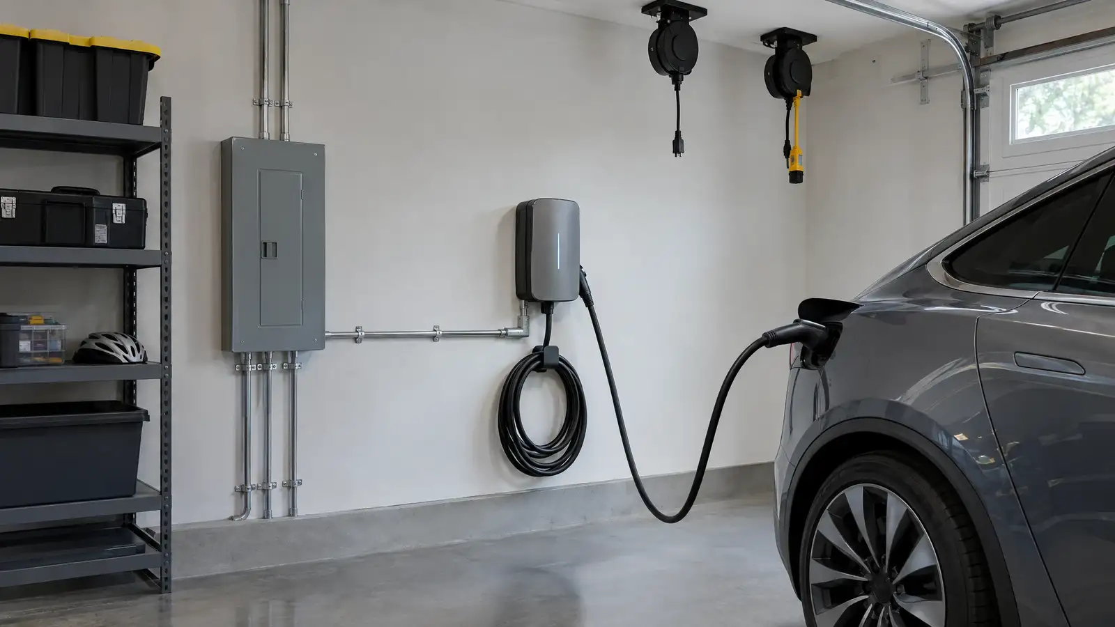 Garage Electrical Outlets and EV Charger Prep