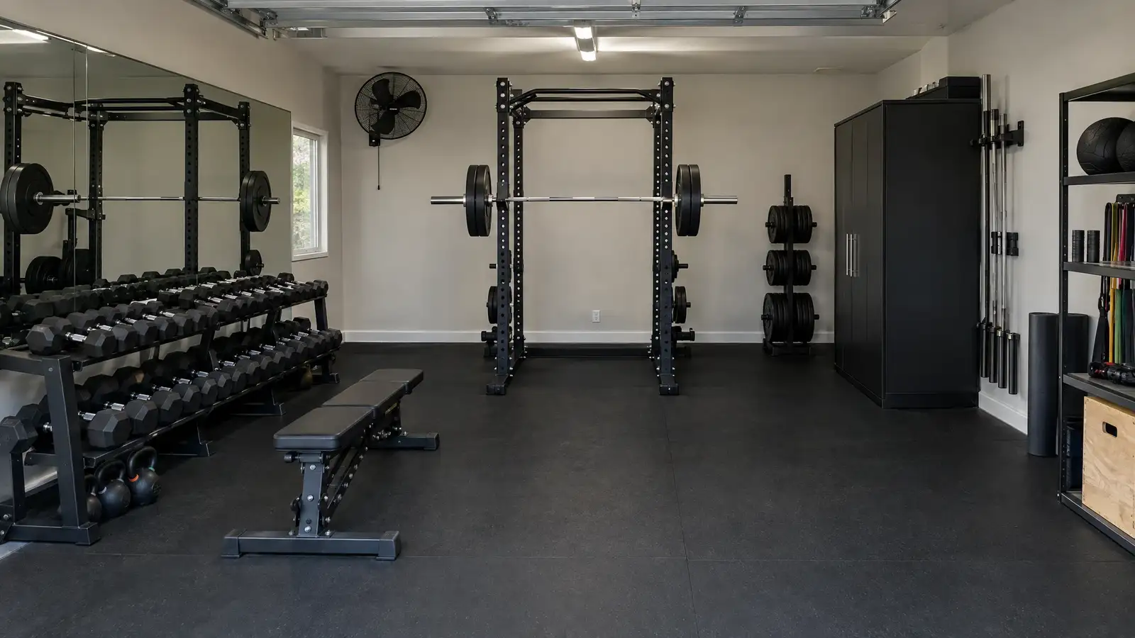 Home Gym Garage Conversion