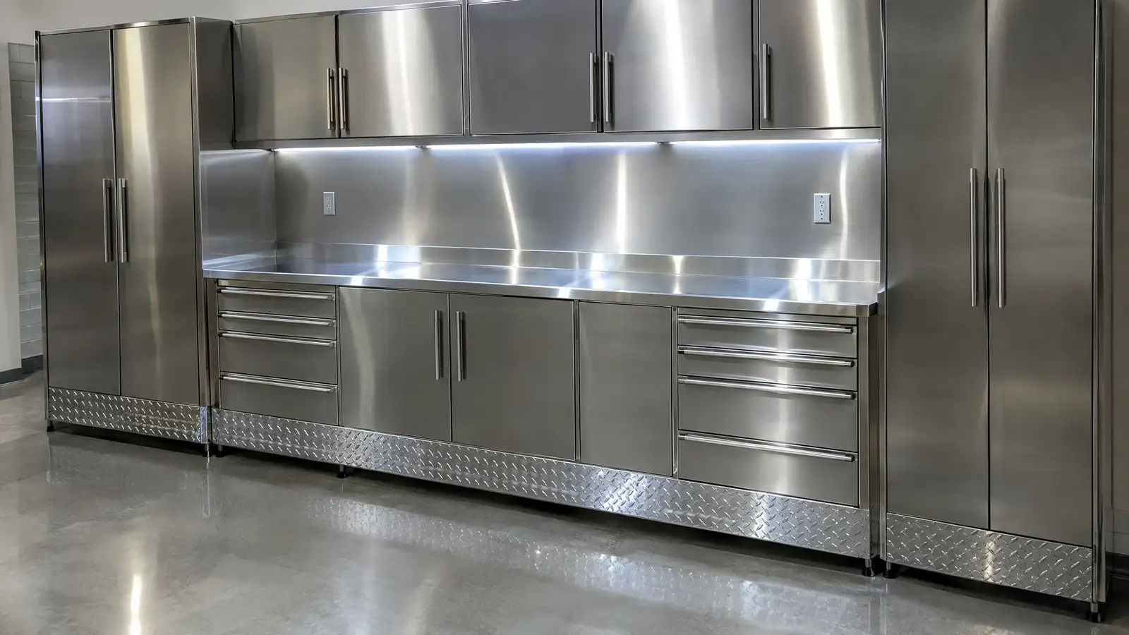 Stainless Steel Garage Cabinets